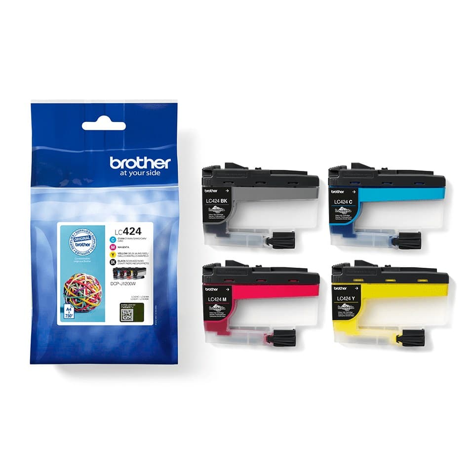 Brother LC424VAL ink cartridge 4 pc(s) Original Black, Cyan, Magenta, Yellow, 750 Pages Each - Image 3