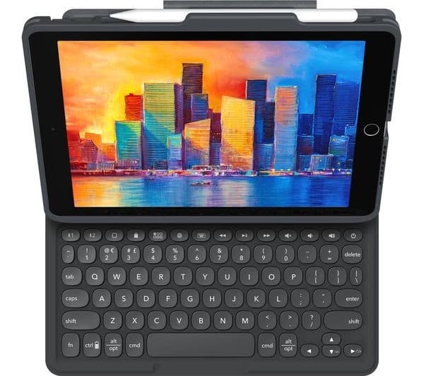 ZAGG Pro Keys 10.2" iPad Keyboard Folio Case - Black & Grey - Image 3
