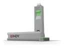 Lindy USB-C Port Blocker Kit (4x Locks + 1x Key) - Green thumbnail 3