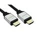 Cables Direct Certified Ultra High Speed HDMI 2.1 8K Braided Cable Silver/Black - 1m thumbnail 3