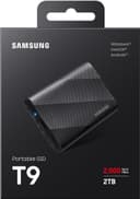 Samsung T9 Portable SSD USB 3.2 Gen 2x2 Up to 2000MB/s Black - 2TB (MU-PG2T0B) thumbnail 4