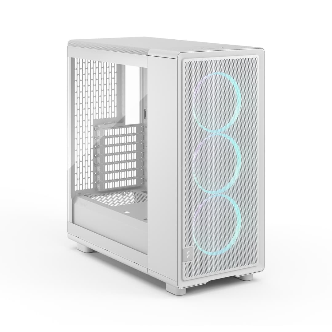 Fractal Design Epoch ATX Mid-Tower PC Case - White RGB TG Clear - Image 3