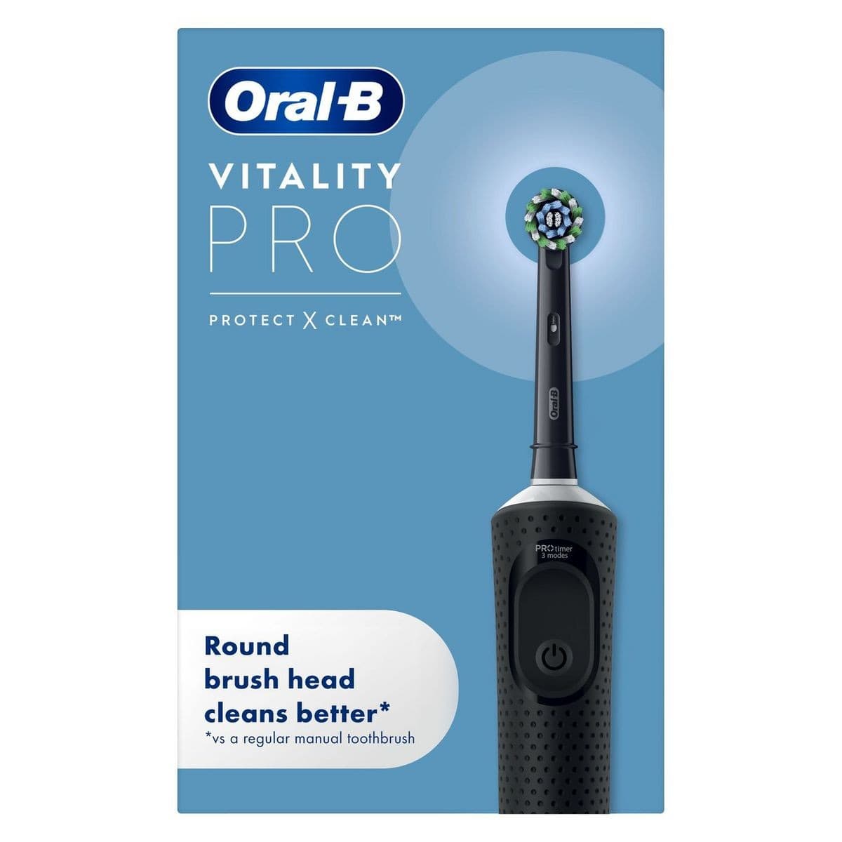 Oral-B Vitality Pro Electric Toothbrush - Black, 1 Brush Head