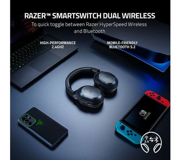 Razer Barracuda X Wireless Gaming Headset - Black - Image 2