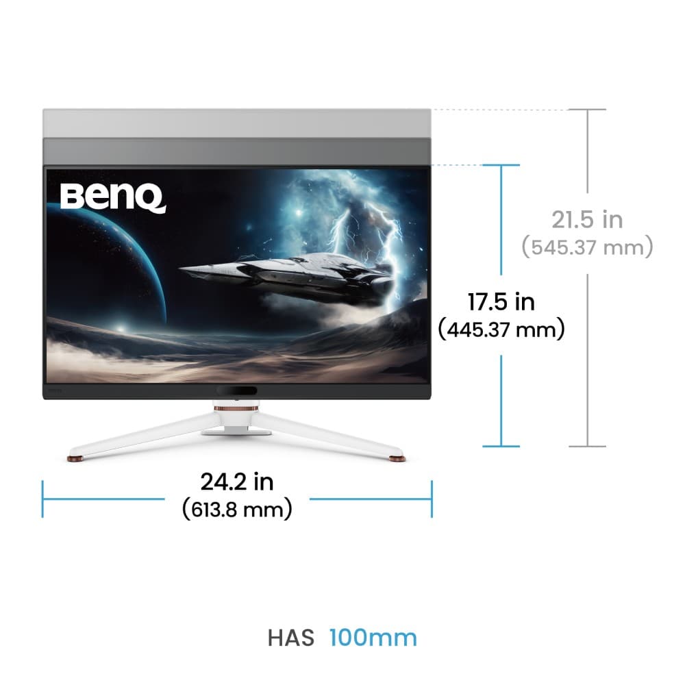 BenQ MOBIUZ EX271Q 27" Quad HD 180Hz HDR10 1ms IPS DisplayPort HDMI Gaming Monitor - Image 6