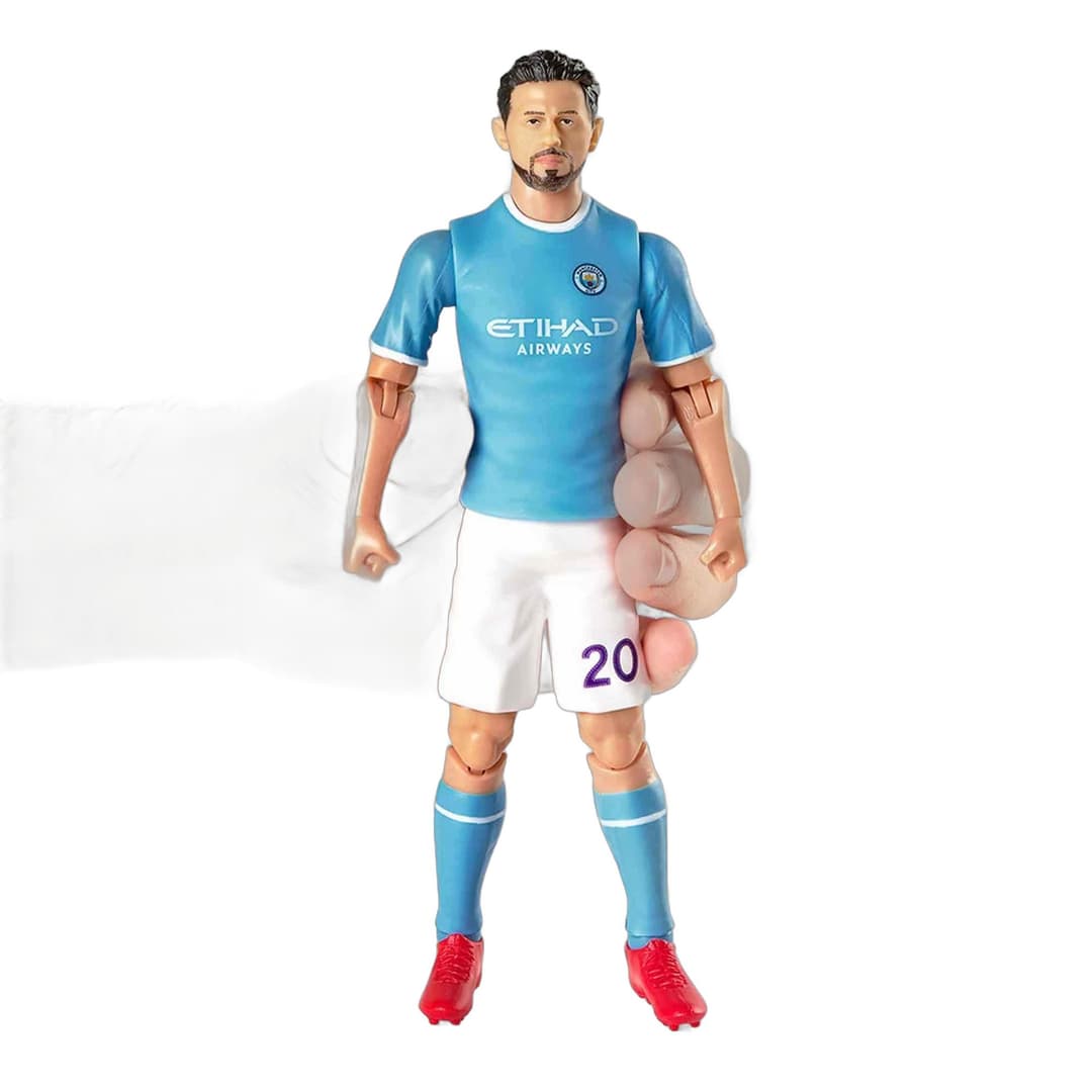 Bernardo Silva Manchester City Fully Articulated Figurine - Image 7