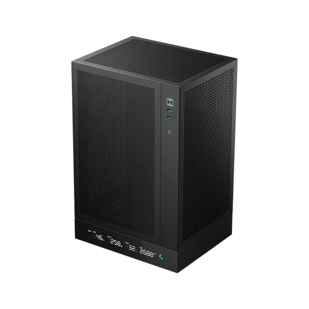 DeepCool CH170 Digital SFF Mini-ITX Gaming PC Case - Black - Image 1