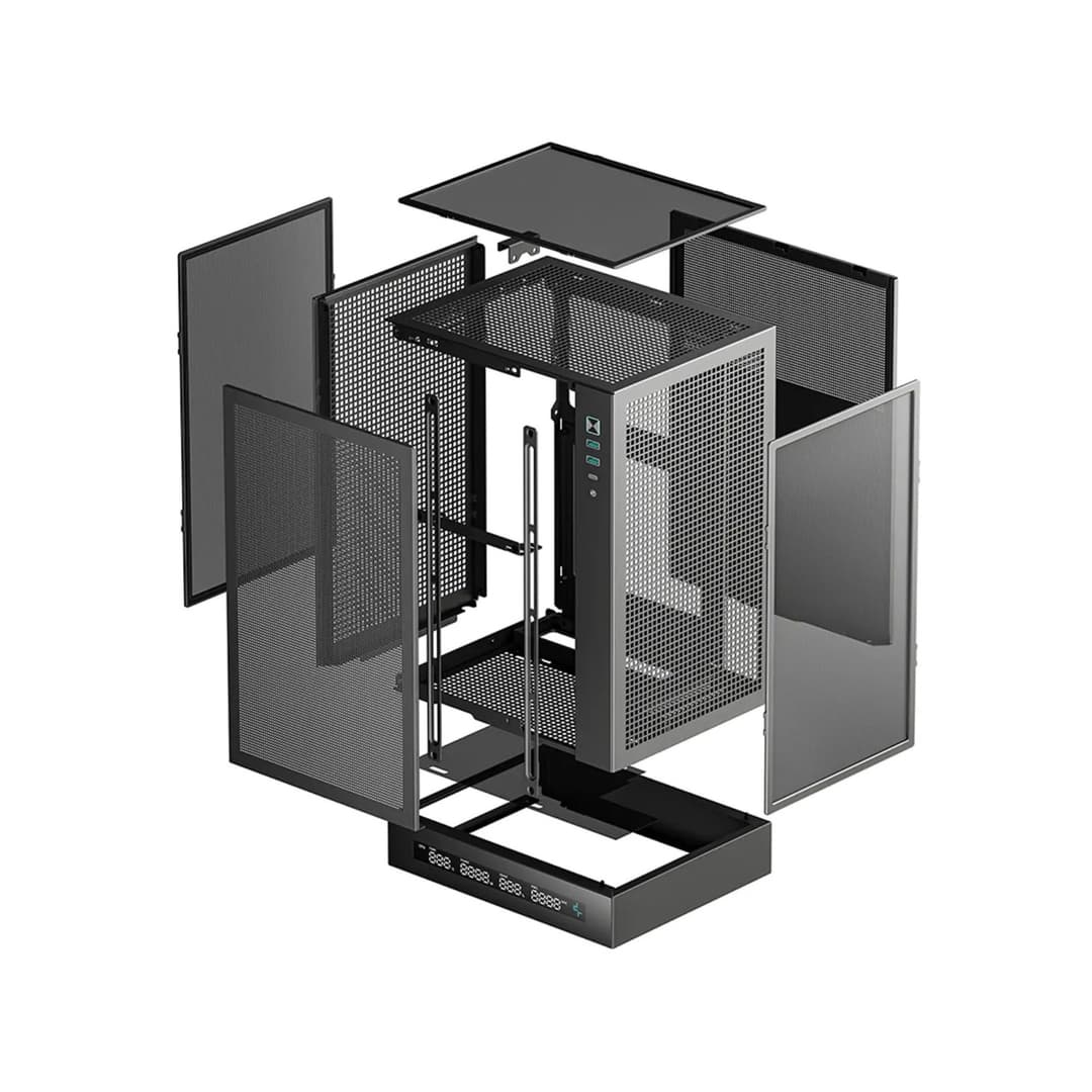 DeepCool CH170 Digital SFF Mini-ITX Gaming PC Case - Black - Image 10