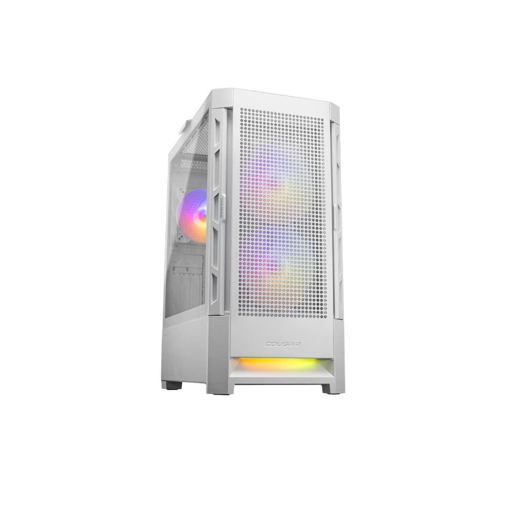 Cougar Duoface White ATX Micro ATX Tempared Glass White PC Case