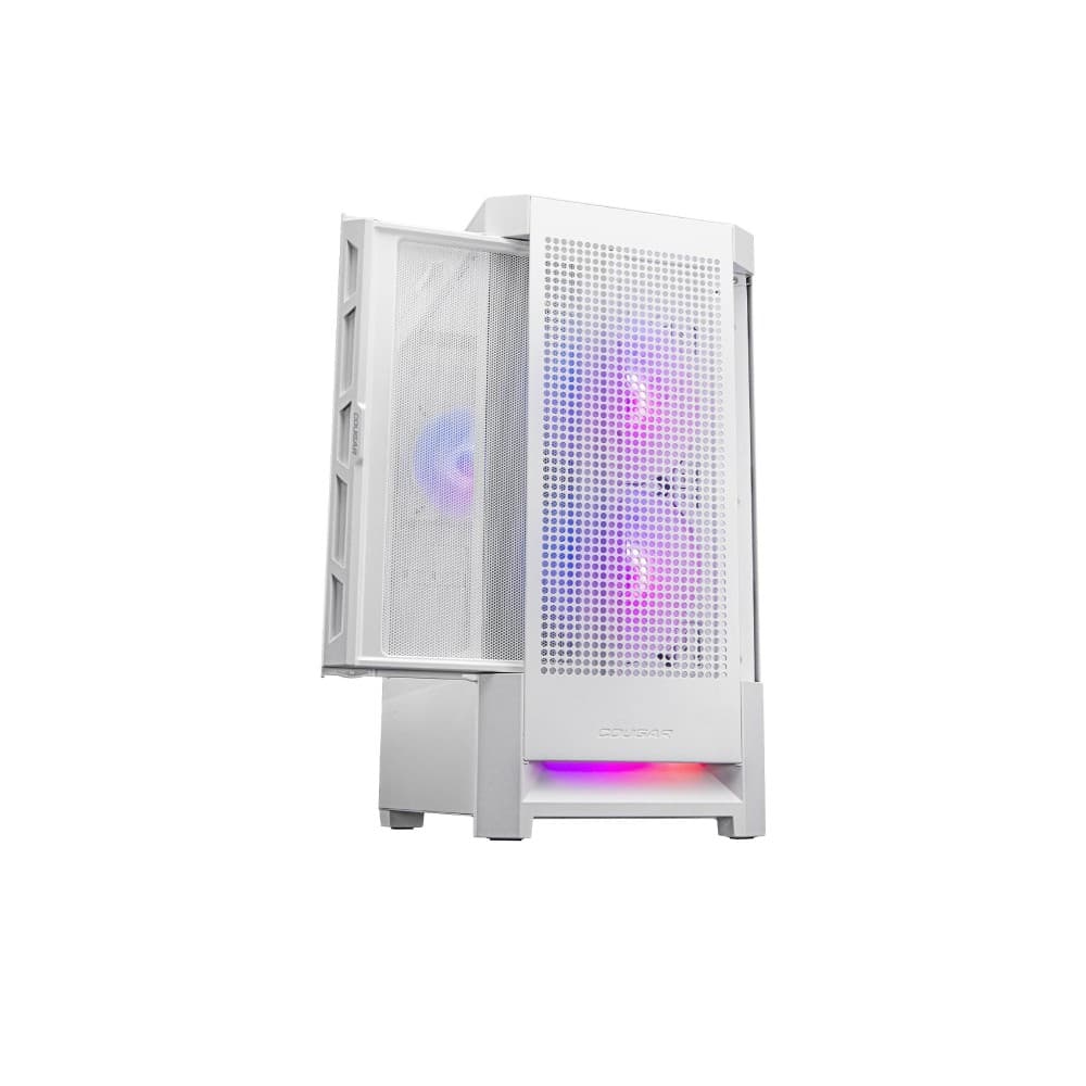 Cougar Duoface White ATX Micro ATX Tempared Glass White PC Case - Image 3