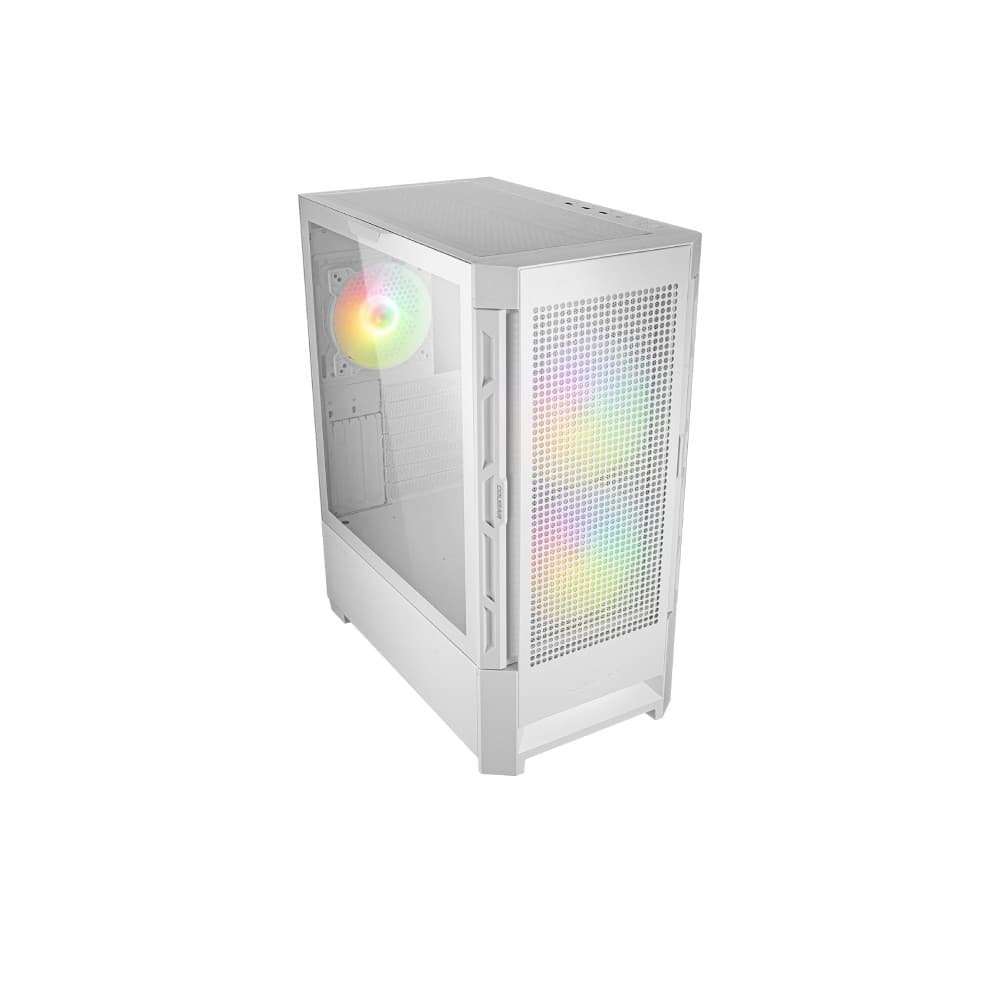 Cougar Duoface White ATX Micro ATX Tempared Glass White PC Case - Image 9