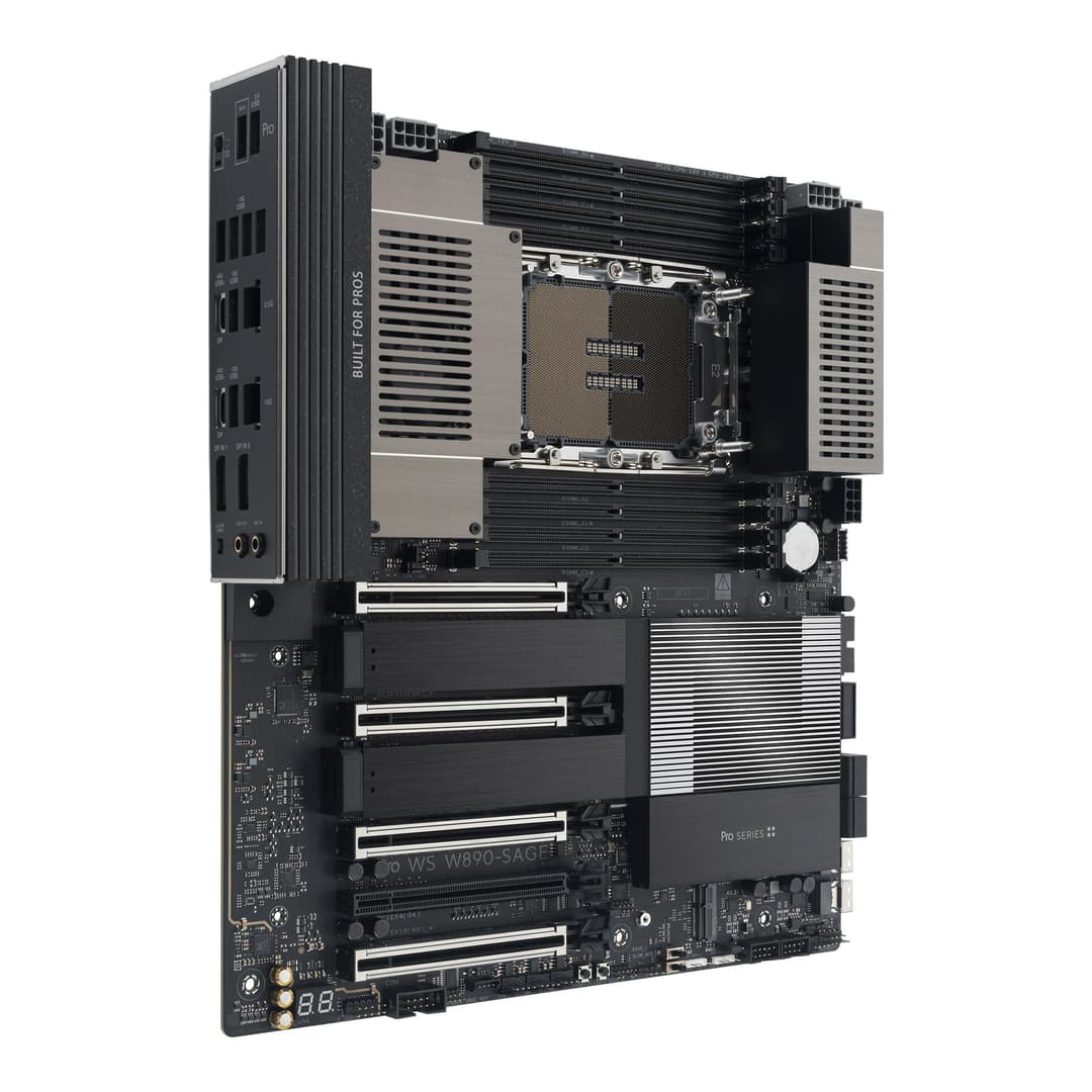 ASUS Pro WS W890-SAGE Intel W890 LGA 4710-2 DDR5 CEB Workstation Motherboard - Image 3