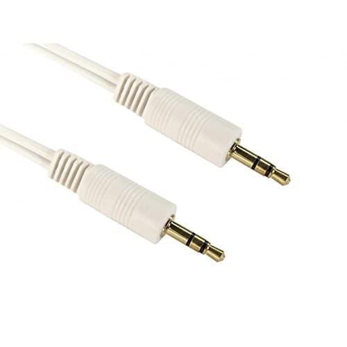 Cables Direct 1.2m 3.5mm Stereo Jack to Jack Audio Cable with Gold Connectors - Black (2TT-01) - Image 5