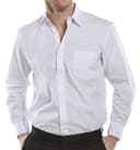 Click Classic Long Sleeve Shirt White - 19" Collar thumbnail 1