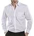 Click Classic Long Sleeve Shirt White - 19" Collar thumbnail 3