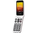 Doro Leva L30 4G Flip Phone - Red & White thumbnail 1
