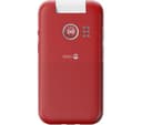 Doro Leva L30 4G Flip Phone - Red & White thumbnail 2