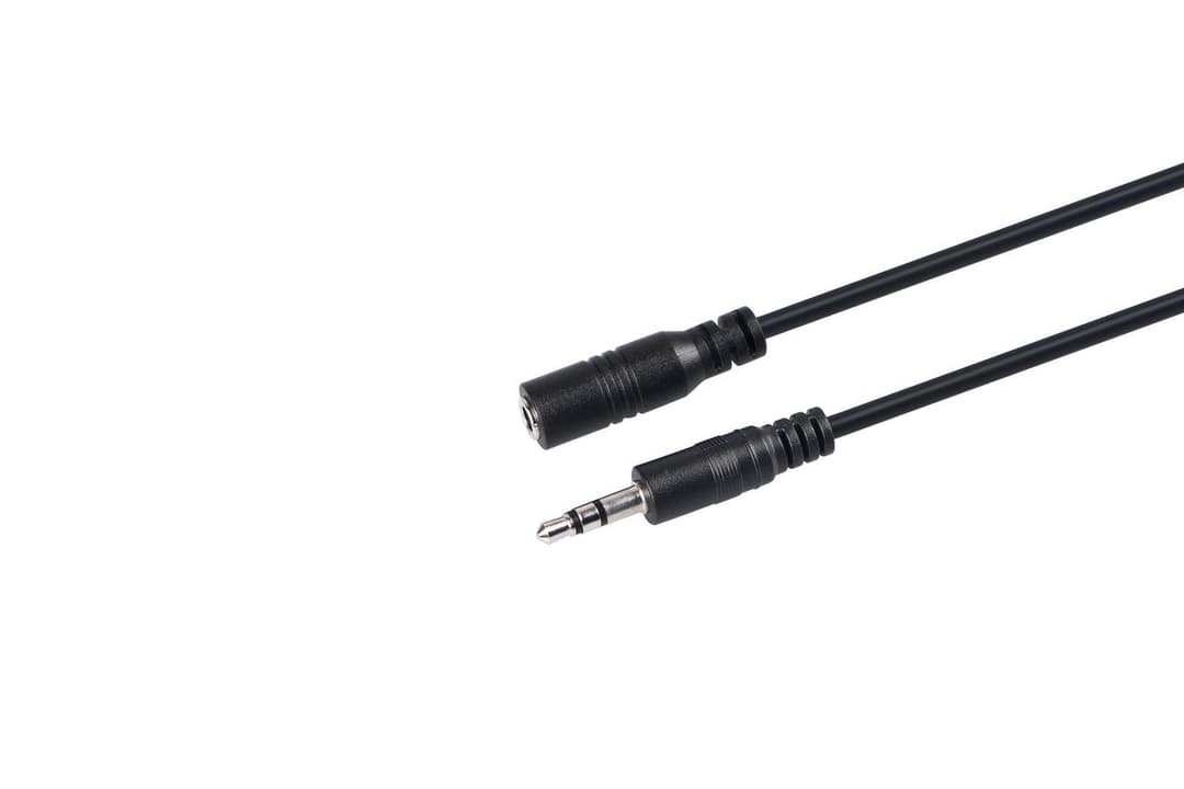 Microconnect 3.5 mm Audio Extension Cable Male to Female Black - 15m - Image 1