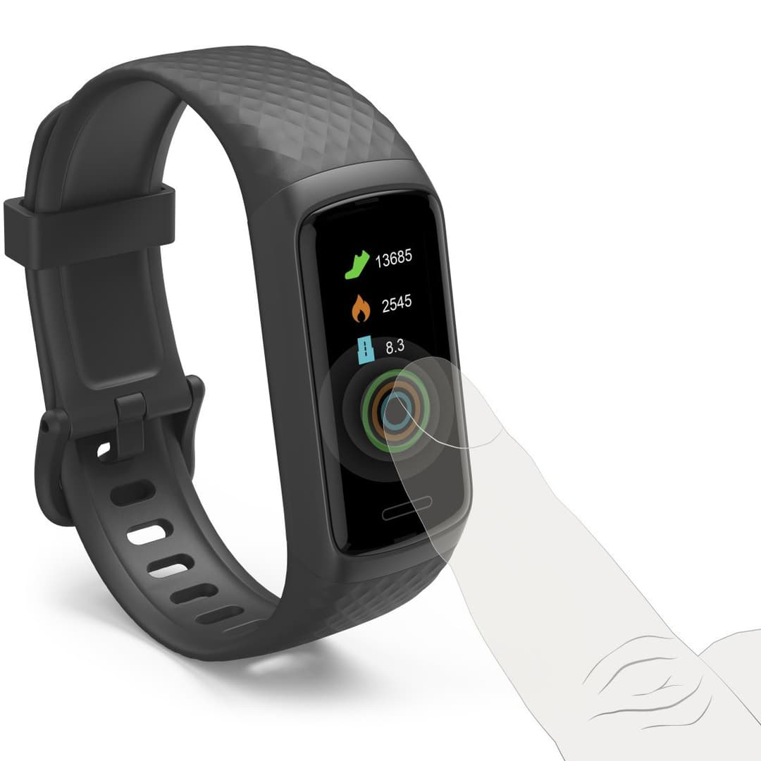 Hama Fit Track 3910 Fitness Tracker, 1.05" Display, IP68 - Black - Image 3