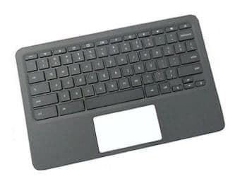 HP L92224-031 Top Cover with Keyboard & Touchpad (SR) for Chromebook 11A G6 - UK English Layout - Image 1