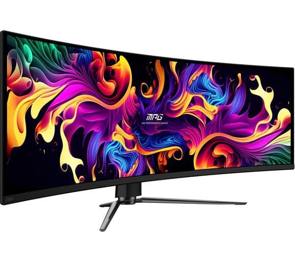 MSI MPG 491CQP Super Ultra Wide Quad HD 49" Curved Quantum Dot Gaming Monitor - Black - Image 6