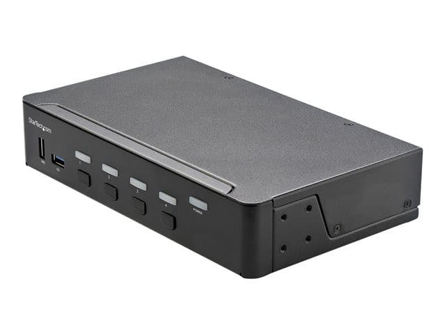 StarTech 4 Port HDMI KVM Switch 4K Black - Image 1