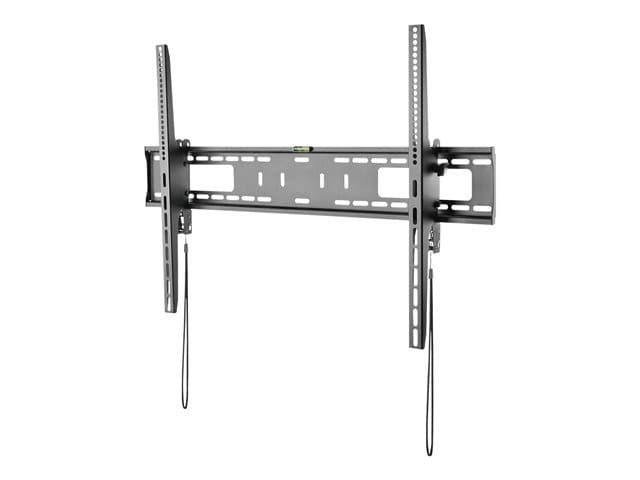 StarTech.com TV Wall Mount supports 60-100 inch VESA Displays (165lb/75kg), Heavy Duty Tilting Universal TV Wall Mount, Adjustable Mounting Bracket for Large Flat Screens, Low Profile - Slim TV Wall Mount (FPWTLTB1) bracket - for TV - black