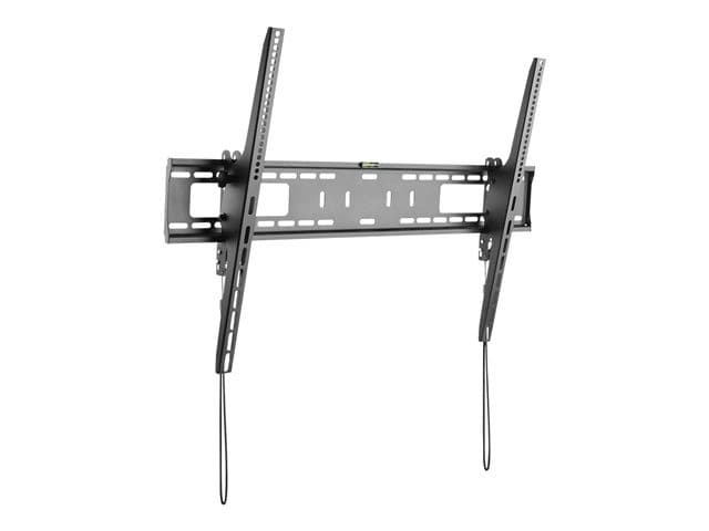 StarTech.com TV Wall Mount supports 60-100 inch VESA Displays (165lb/75kg), Heavy Duty Tilting Universal TV Wall Mount, Adjustable Mounting Bracket for Large Flat Screens, Low Profile - Slim TV Wall Mount (FPWTLTB1) bracket - for TV - black - Image 4