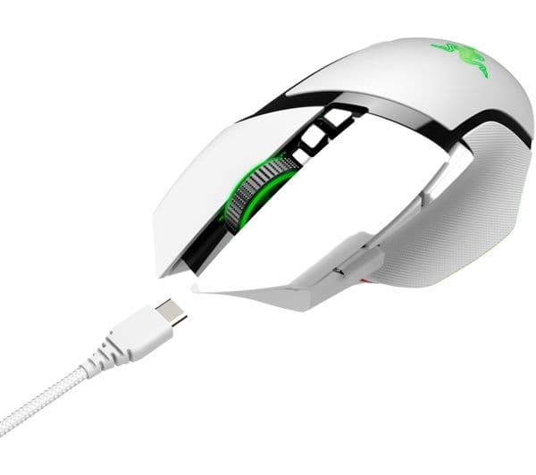 Razer Basilisk V3 Pro Wireless Gaming Mouse - White - Image 3