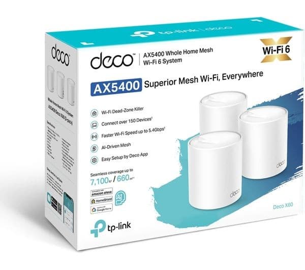 TP-LINK Deco X60 Whole Home WiFi System - Triple Pack - Image 10