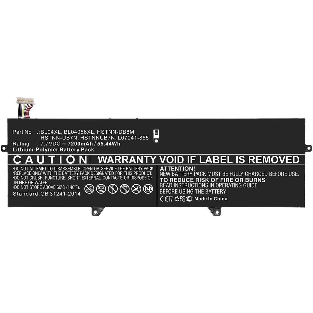 CoreParts MBXHP-BA0269 4-Cell Replacement Laptop Battery for HP EliteBook x360 1040 G5, 7.7V 6800mAh 52.36Wh Li-ion, Black - Image 1