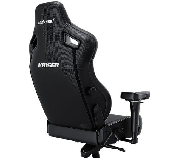 AndaSeat Kaiser 4 Premium Gaming Chair PVC Leather - XL, Elegant Black - Image 3