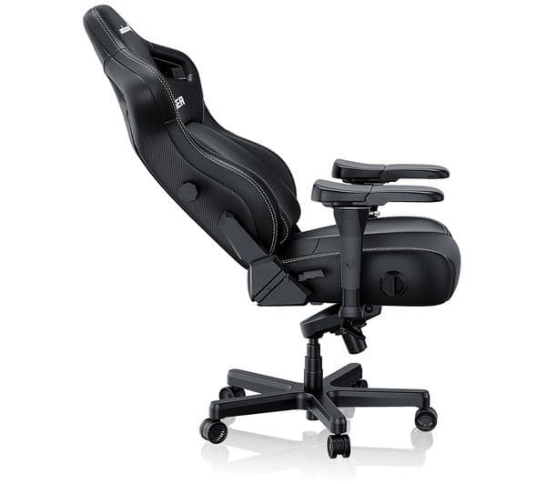AndaSeat Kaiser 4 Premium Gaming Chair PVC Leather - XL, Elegant Black - Image 4
