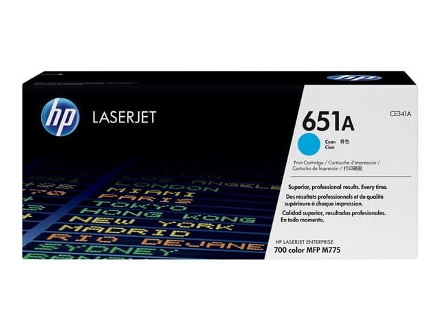 HP 651A Original HP LaserJet Toner Cartridge - Cyan - Image 4