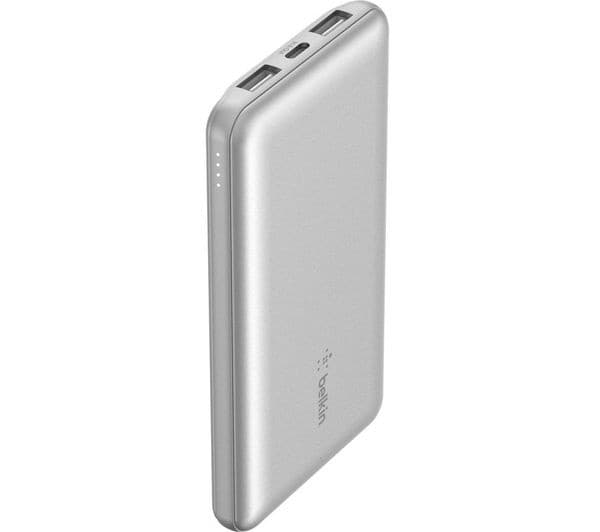 Belkin BoostCharge Power Bank 10000mAh - Silver - Image 1