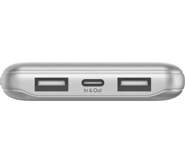 Belkin BoostCharge Power Bank 10000mAh - Silver - Image 4