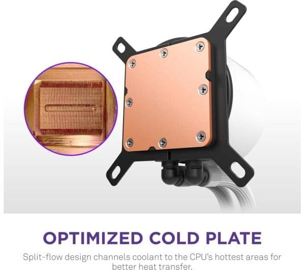 NZXT Kraken Plus 240 CPU Cooler White - Image 4
