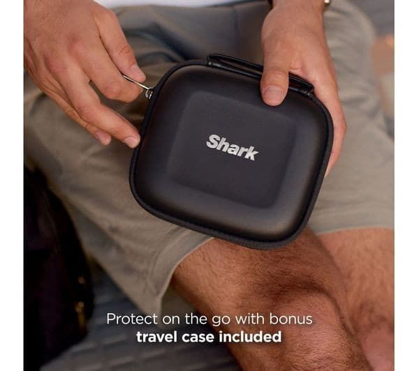 SHARK ChillPill FA025UK 3-in-1 Portable Fan Mist & InstaChill Cooling System with Travel Case & Crossbody Strap - Midnight - Image 9