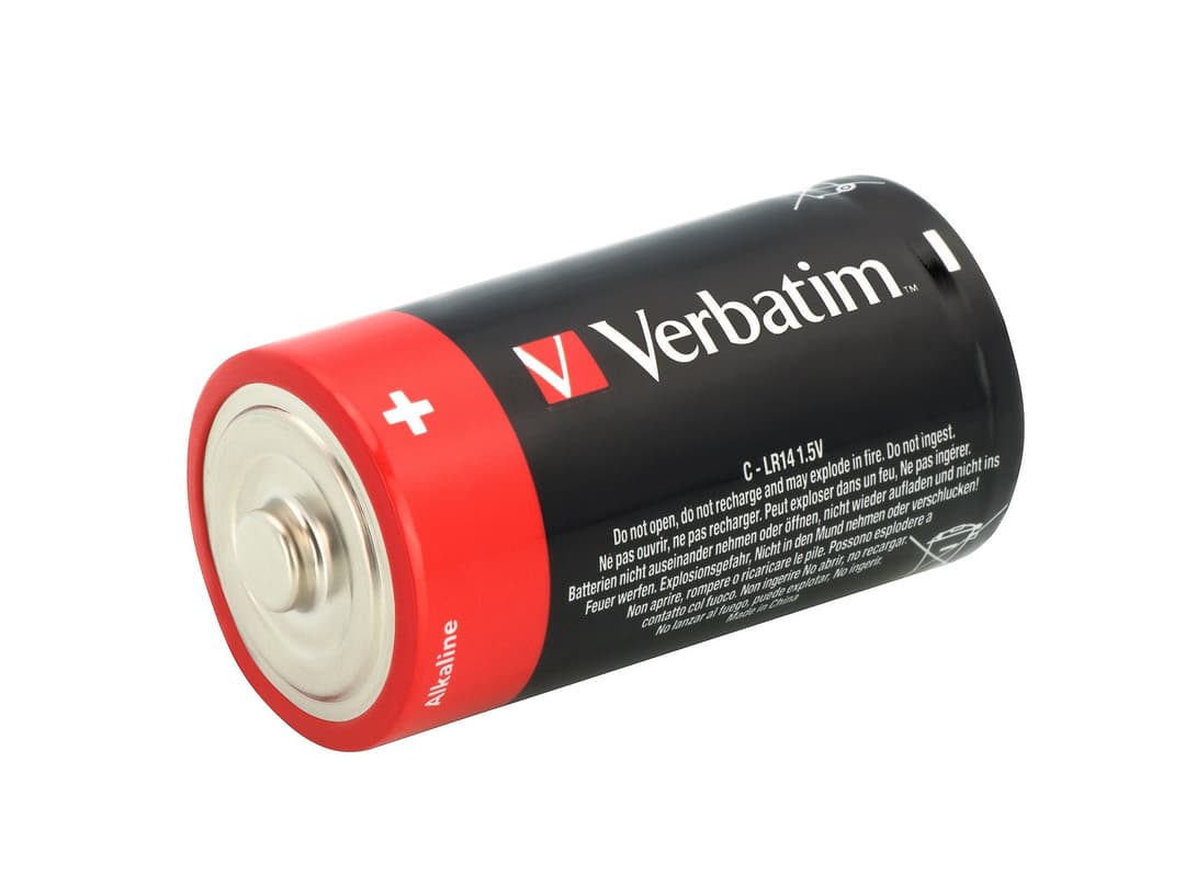 Verbatim C Alkaline Batteries - Image 2