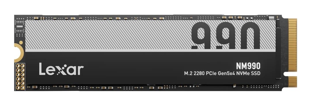 Lexar NM990 M.2 2280 PCIe Gen5 NVMe SSD 1TB - Image 1