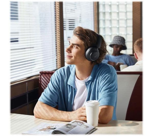 Soundcore Space Q45 Wireless Noise-Cancelling Over-Ear Headphones - Black - Image 2