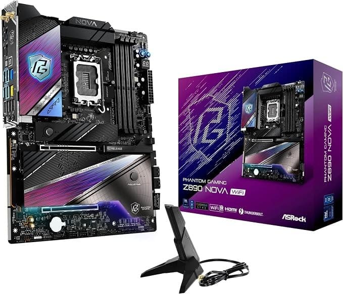 ASRock Z890 Nova WiFi ATX Motherboard for Intel LGA1851 CPUs