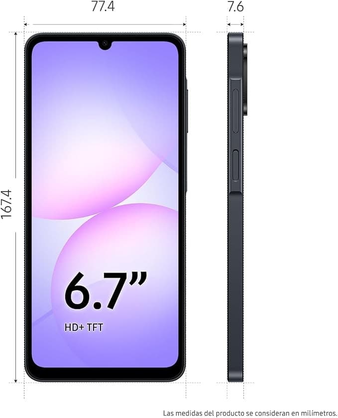 Samsung Galaxy A07 4G 64GB - Black - Image 4