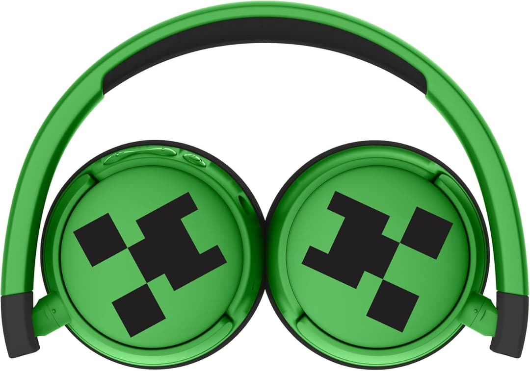Minecraft Creeper Kids Wireless Headphones - Green - Image 4