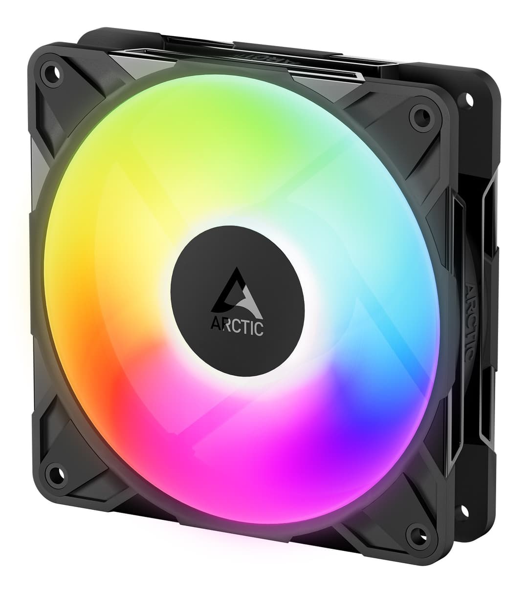 ARCTIC P12 Pro Reverse A-RGB 120 mm PWM Fan with Cable Splitter - Black, Single - Image 3