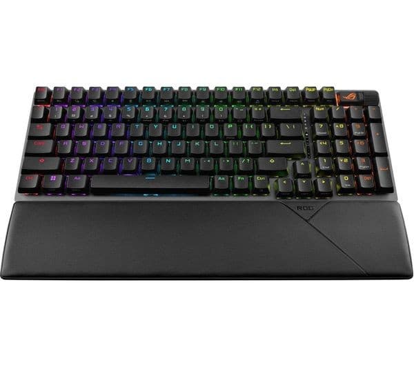 ASUS ROG Strix Scope II 96 Wireless Mechanical RGB Gaming Keyboard, ROG NX Snow - Black - Image 4
