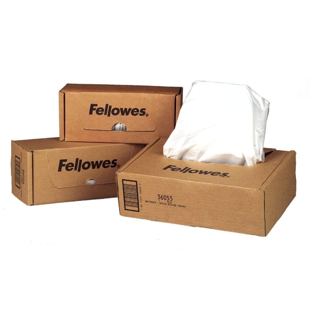 Fellowes 36054 75 Litre Shredder Bags 50pk