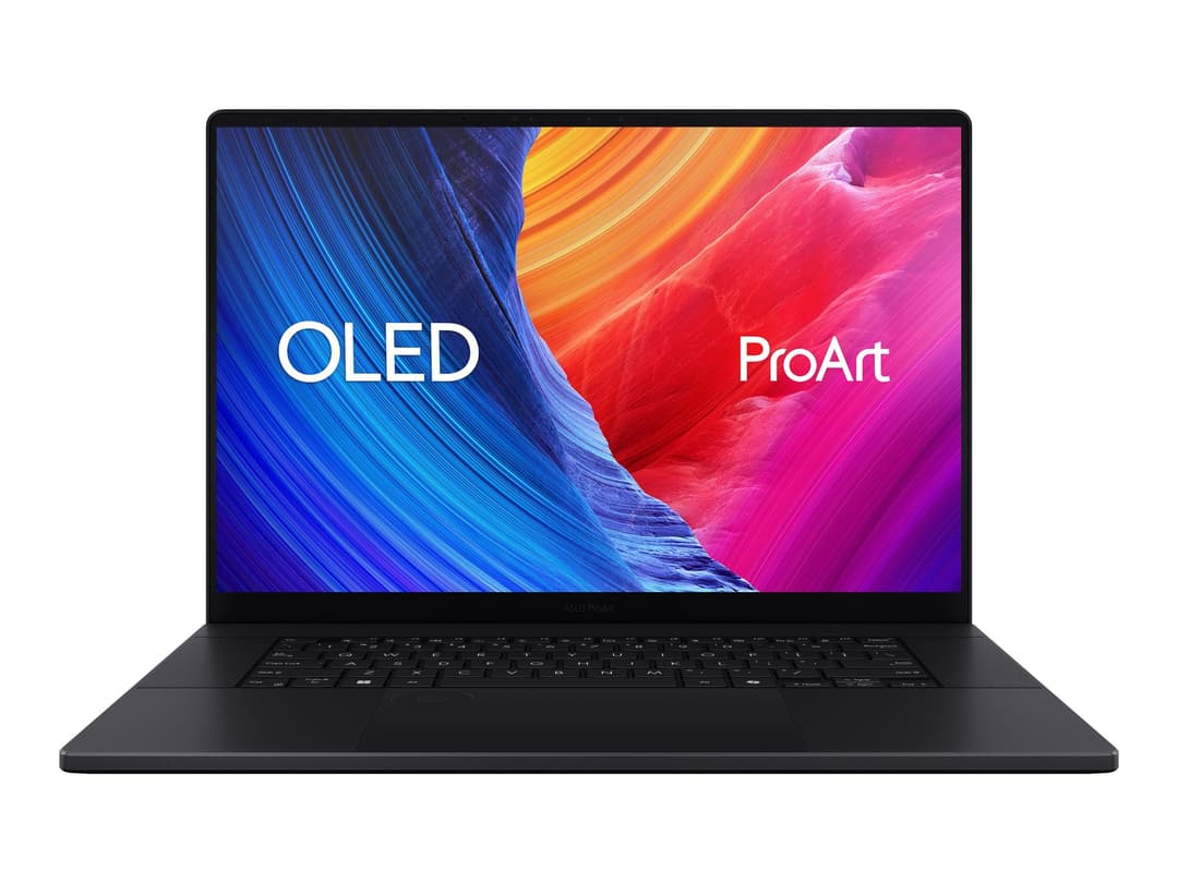 ASUS ProArt P16 H7606WX 16" 4K OLED Touchscreen AMD Ryzen AI 9 HX 370 RTX 5090 64GB RAM 4TB (2 x 2TB) SSD Laptop - Nano Black - Image 1