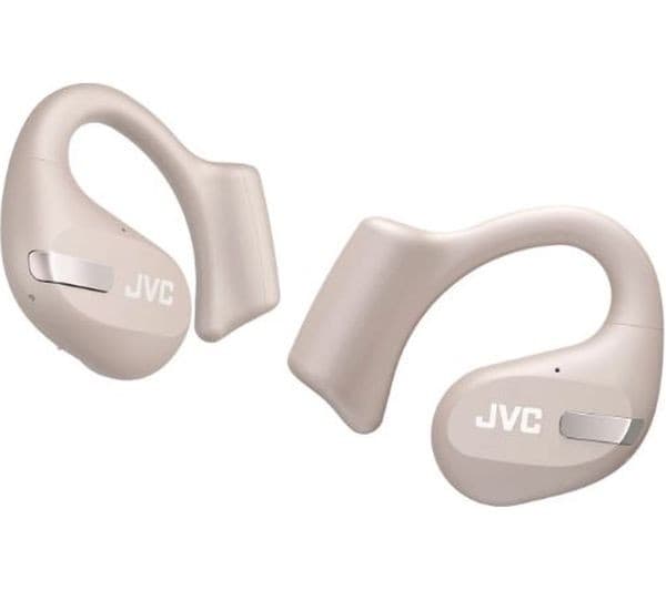 JVC HA-NP50T Nearphones Open-Ear Wireless Bluetooth Earphones - Beige - Image 1