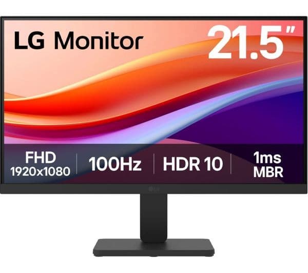 LG 22U401A-B 21.5" Full HD 100Hz VA HDR10 Monitor - Black